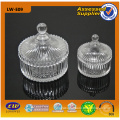 Transparent Crystal Glass Storage Jar (LW-09)